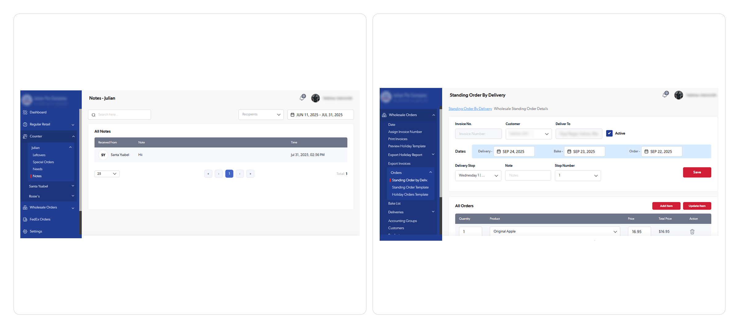 Julian Pie Slider 203